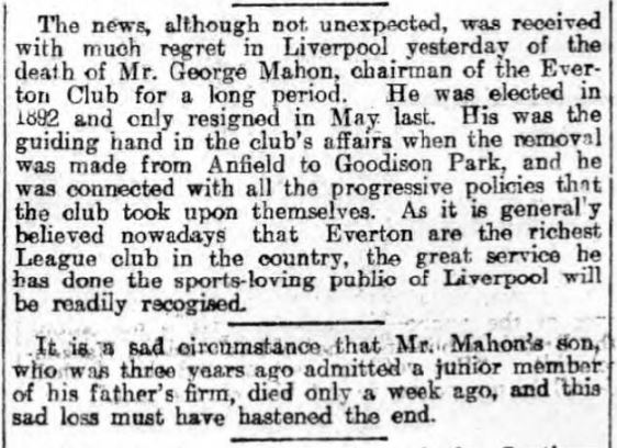 death-of-george-mahon-sheffield-evening-telegraph